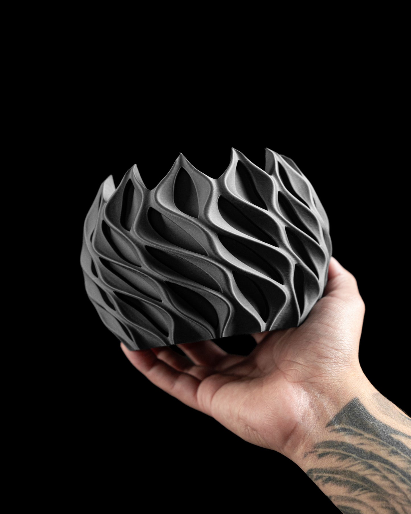 Planter Pot, Geometric Succulent Vessel, Architectural Desk Accent, Modern Minimal