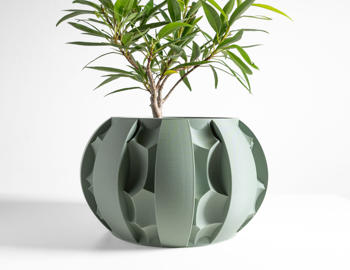 Artistic Planter Pot, Compact Home Indoor Container, Succulent and Herbal Holder, Sustainable Decor