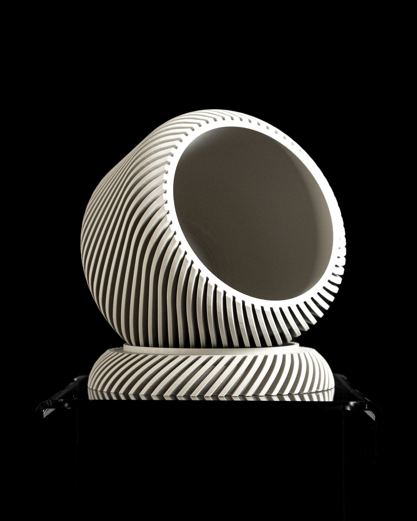 Unique Strict Geometry Planter Pot, Original Slanted Indoor Holder, Succulent Desk Organizer, Modern Style