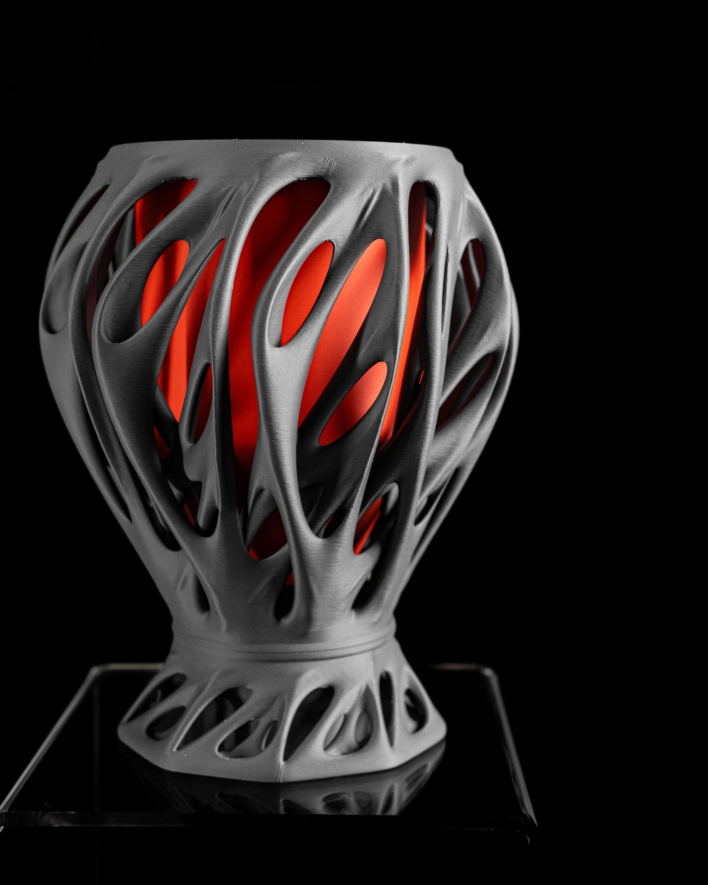 Planter Pot, Contemporary Sculptural Indoor Succulent Holder Desk Herb Organizer