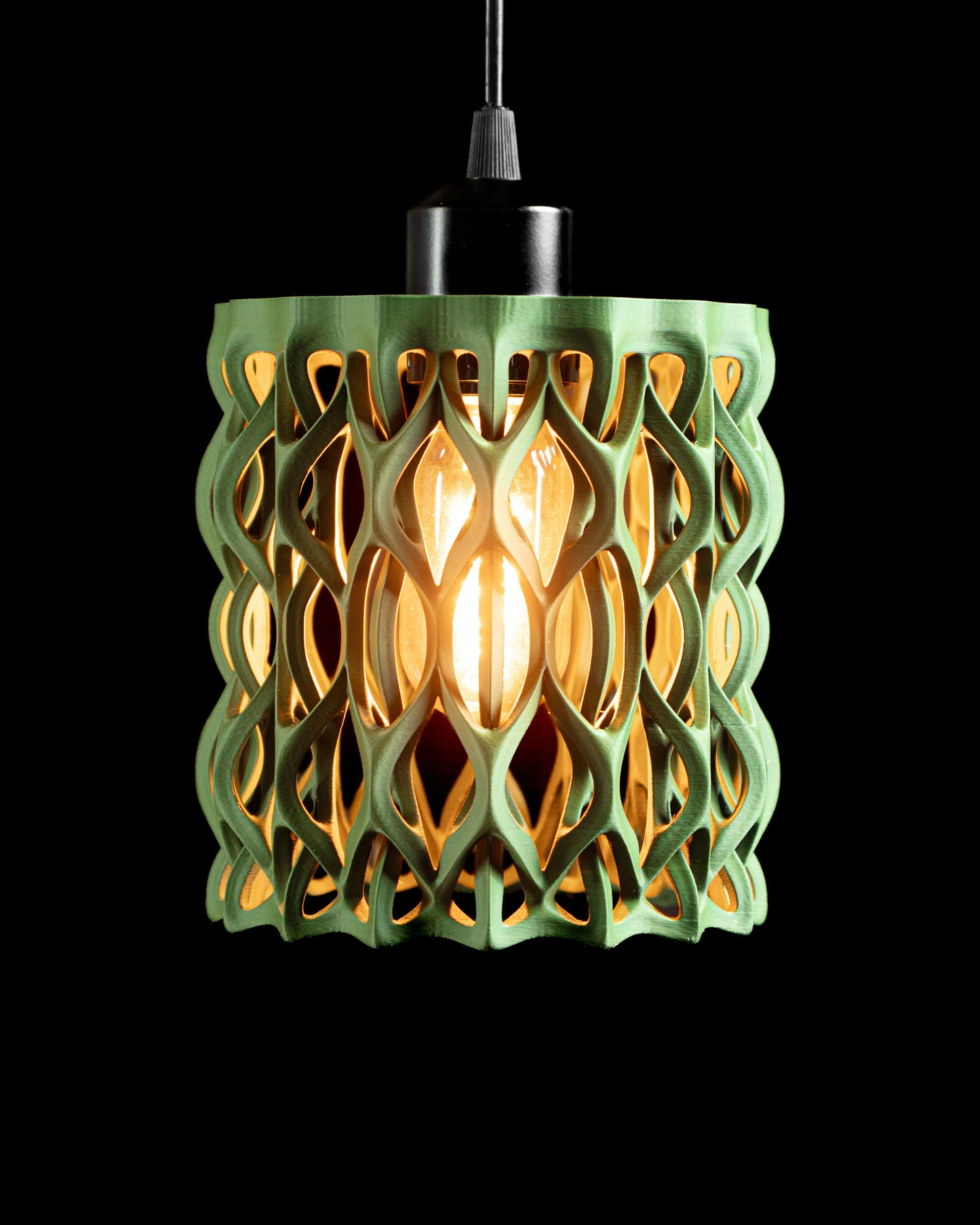 Minimalist Pendant Lamp, Contemporary Sculptural Shade, Ambient Lighting for Kitchen Island, 3D Printed