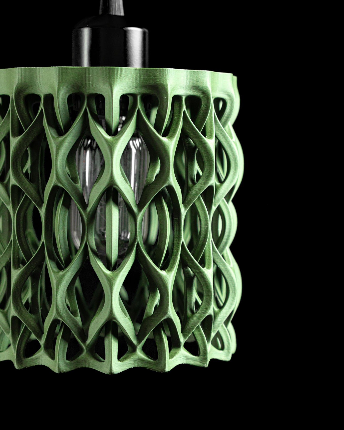 Minimalist Pendant Lamp, Contemporary Sculptural Shade, Ambient Lighting for Kitchen Island, 3D Printed