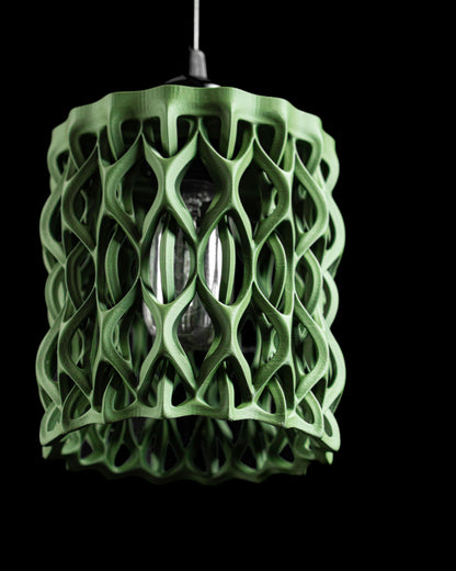 Minimalist Pendant Lamp, Contemporary Sculptural Shade, Ambient Lighting for Kitchen Island, 3D Printed