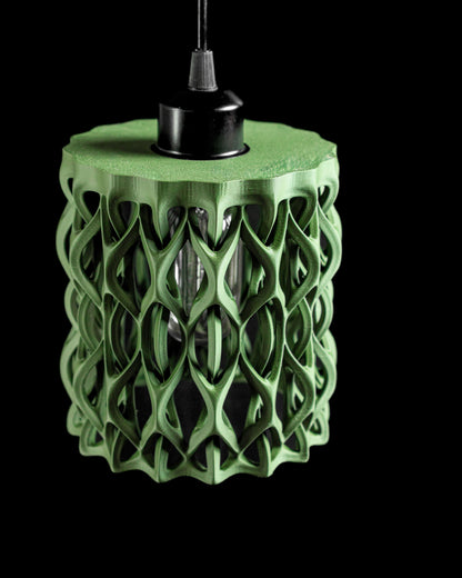 Minimalist Pendant Lamp, Contemporary Sculptural Shade, Ambient Lighting for Kitchen Island, 3D Printed