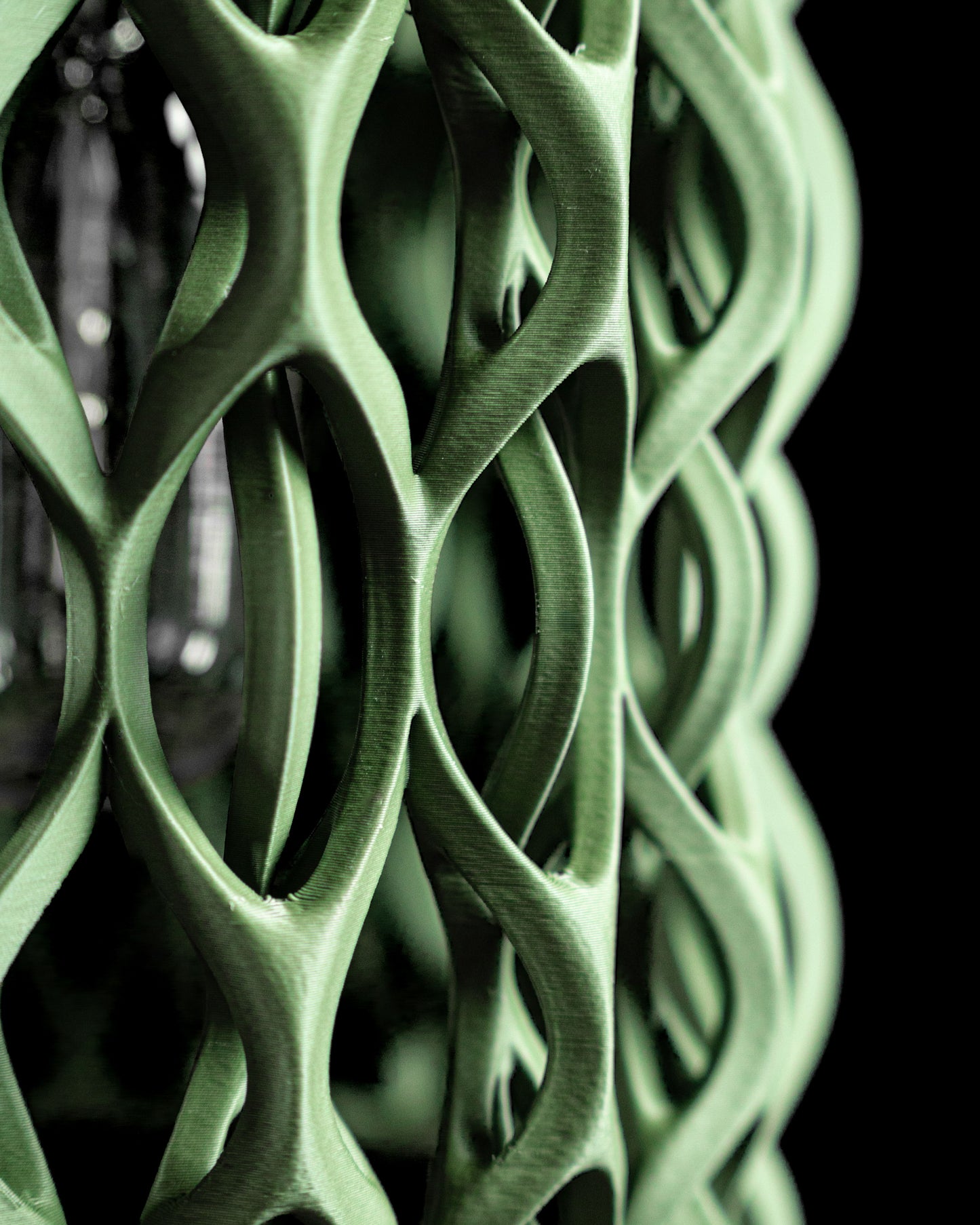 Minimalist Pendant Lamp, Contemporary Sculptural Shade, Ambient Lighting for Kitchen Island, 3D Printed