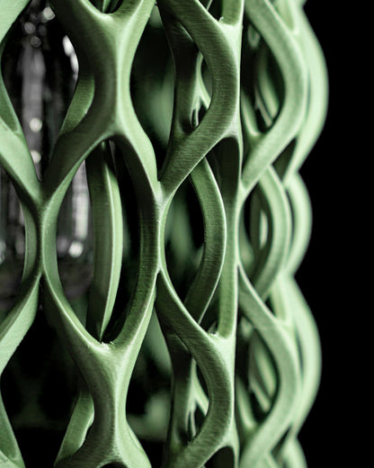 Minimalist Pendant Lamp, Contemporary Sculptural Shade, Ambient Lighting for Kitchen Island, 3D Printed