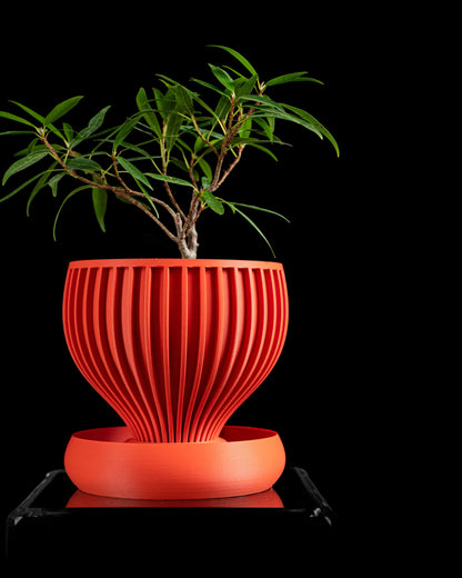 Planter Pot, Geometric Contemporary Succulent Holder, Plant Decor, Herb Container, Decorative Vessel