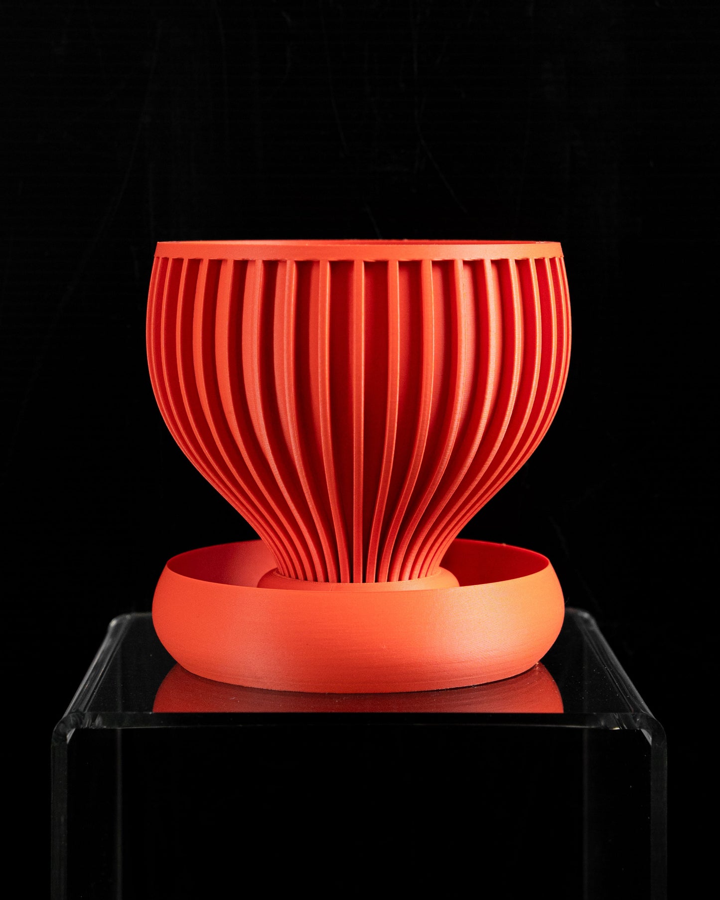 Planter Pot, Geometric Contemporary Succulent Holder, Plant Decor, Herb Container, Decorative Vessel