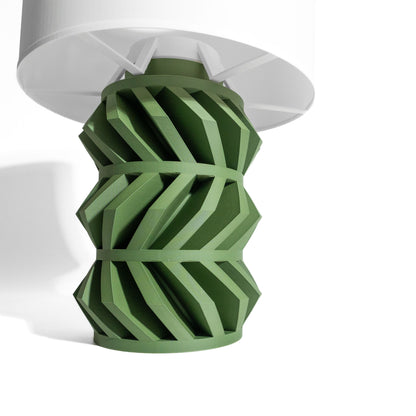 Table Lamp, Sculptural Bedside Ambient Lighting, Modern Decorative Nightstand Accent