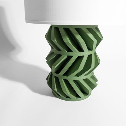 Table Lamp, Sculptural Bedside Ambient Lighting, Modern Decorative Nightstand Accent