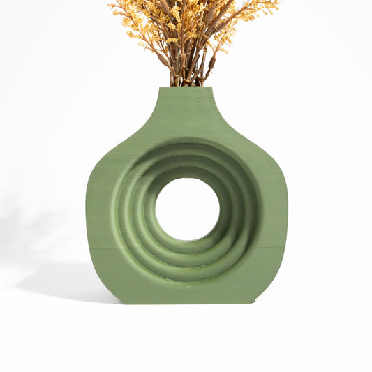 Unique Geometric Sculpture Vase, Contemporary Tabletop Statement, Stylish Decorative Vessel, Elegant Modern Floral Display