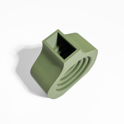 Unique Geometric Sculpture Vase, Contemporary Tabletop Statement, Stylish Decorative Vessel, Elegant Modern Floral Display