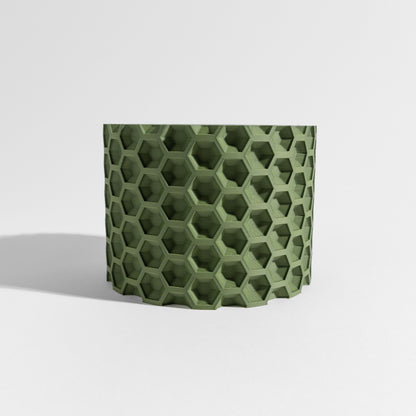 indoor planter geometric sculptural architectural, modern desk succulent organizer