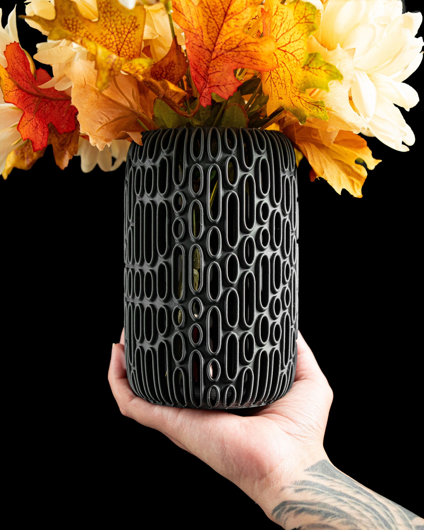 Modern Vase, Sculptural Minimalist Decor, Flower Holder, Desk Centerpiece, Mantel, Holiday Party Showcase