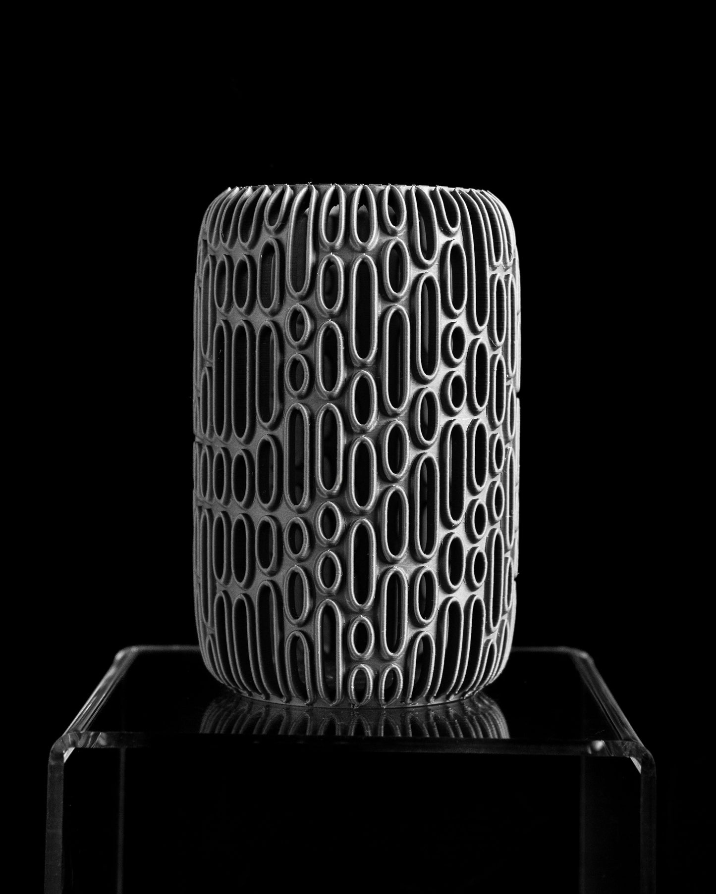 Modern Vase, Sculptural Minimalist Decor, Flower Holder, Desk Centerpiece, Mantel, Holiday Party Showcase