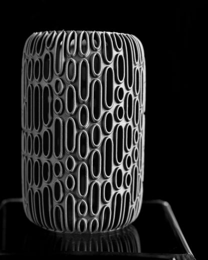 Modern Vase, Sculptural Minimalist Decor, Flower Holder, Desk Centerpiece, Mantel, Holiday Party Showcase