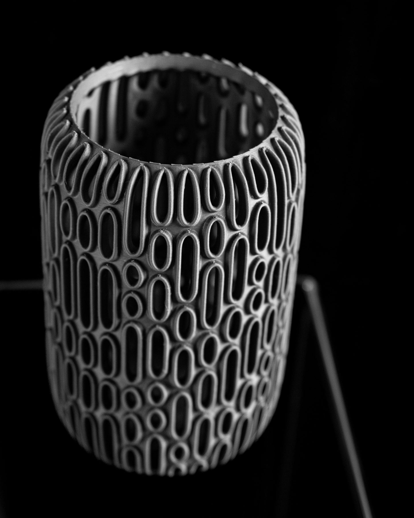 Modern Vase, Sculptural Minimalist Decor, Flower Holder, Desk Centerpiece, Mantel, Holiday Party Showcase