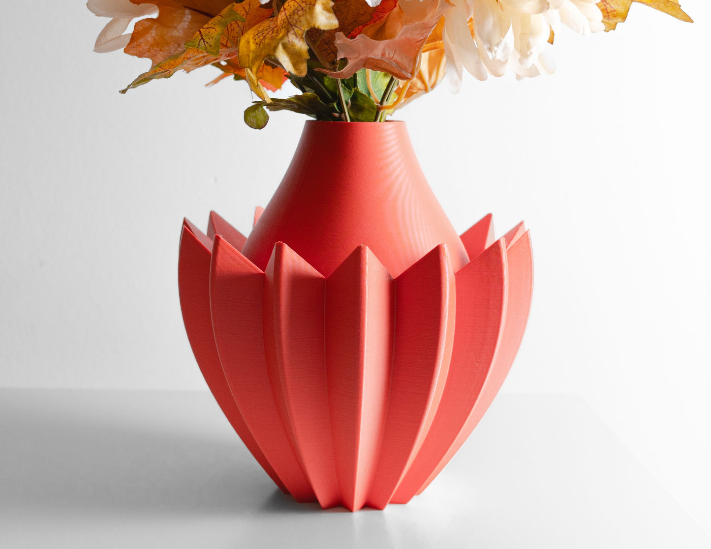 modern vase, minimalist sculptural tabletop centerpiece shelf styling apartment living