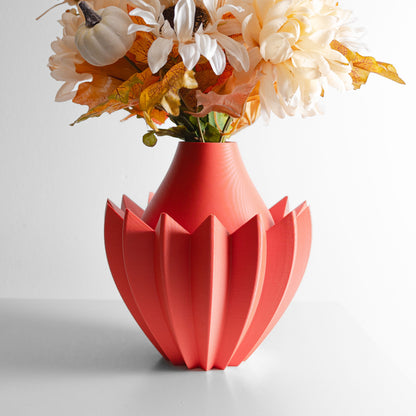 modern vase, minimalist sculptural tabletop centerpiece shelf styling apartment living