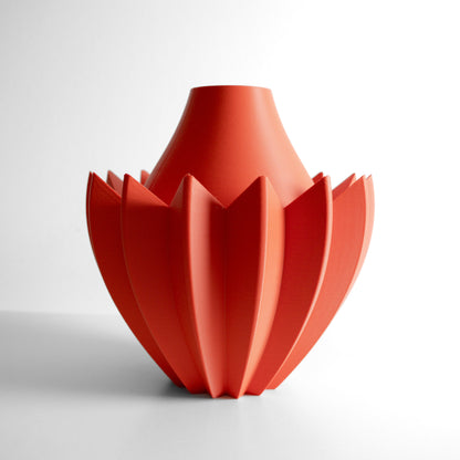 modern vase, minimalist sculptural tabletop centerpiece shelf styling apartment living
