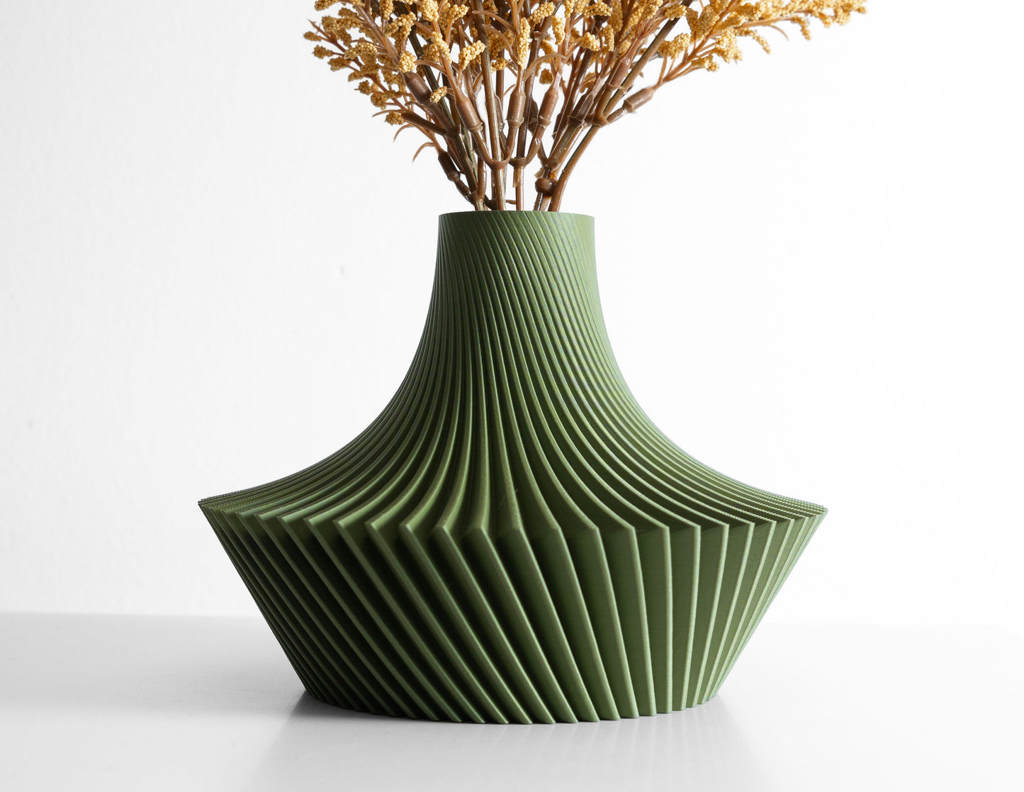 Modern Vase, Minimalist Sculptural Planter, Desk Decor, Flower Holder, Centerpiece