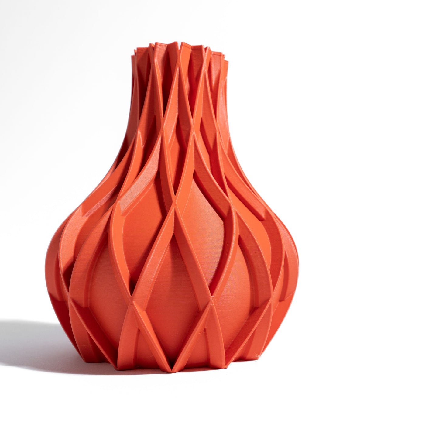 Geometric Vase, Nordic Tabletop Flower Holder, Architectural Bud Vessel, Modernist