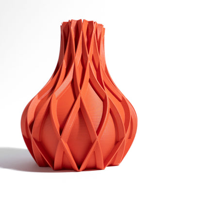 Geometric Vase, Nordic Tabletop Flower Holder, Architectural Bud Vessel, Modernist