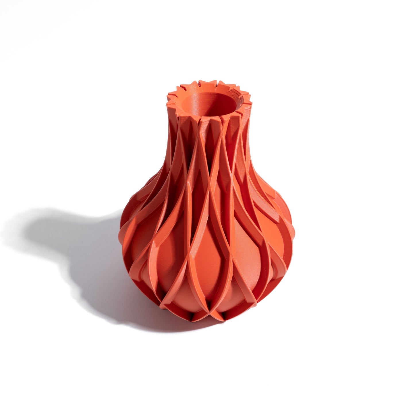 Geometric Vase, Nordic Tabletop Flower Holder, Architectural Bud Vessel, Modernist