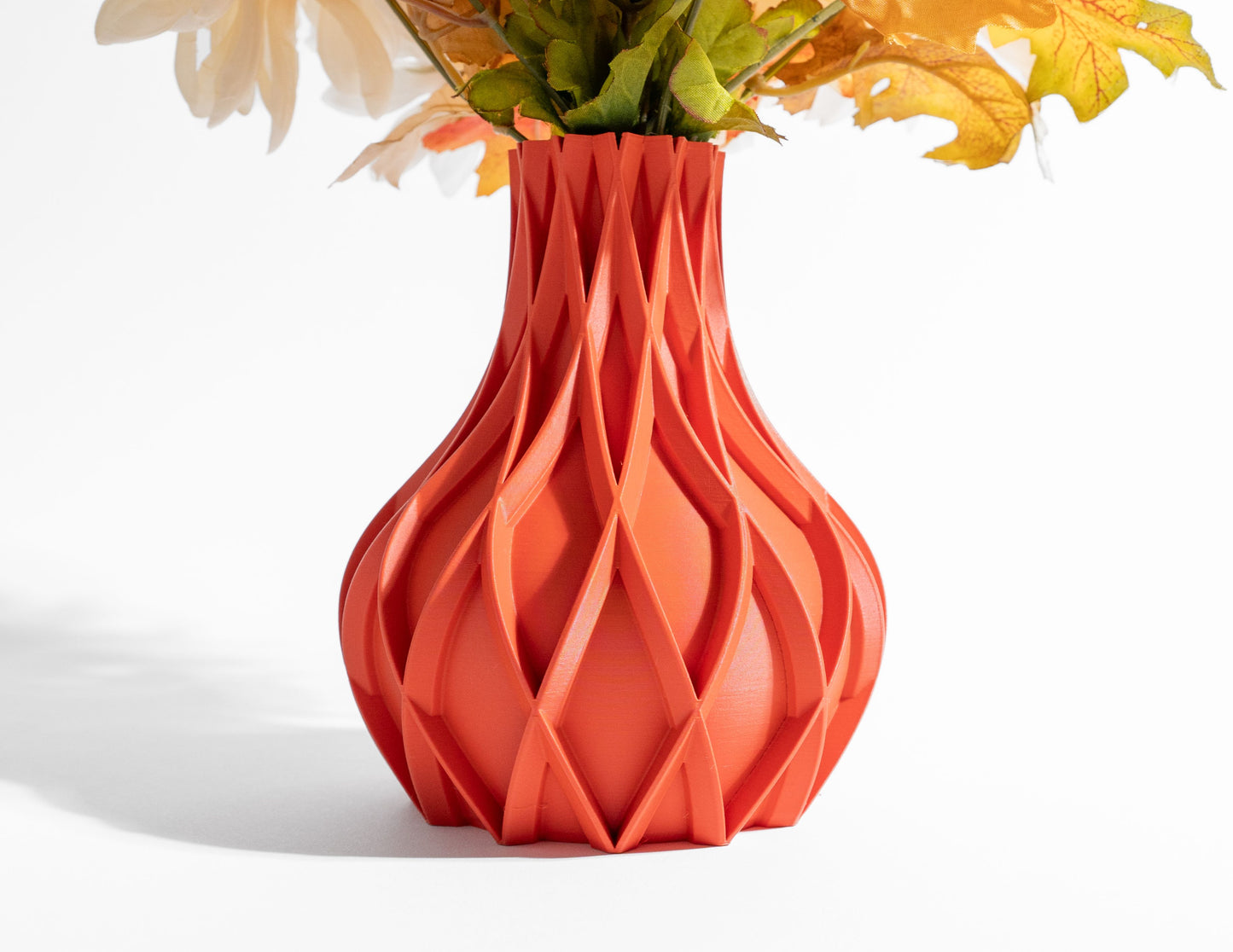 Geometric Vase, Nordic Tabletop Flower Holder, Architectural Bud Vessel, Modernist