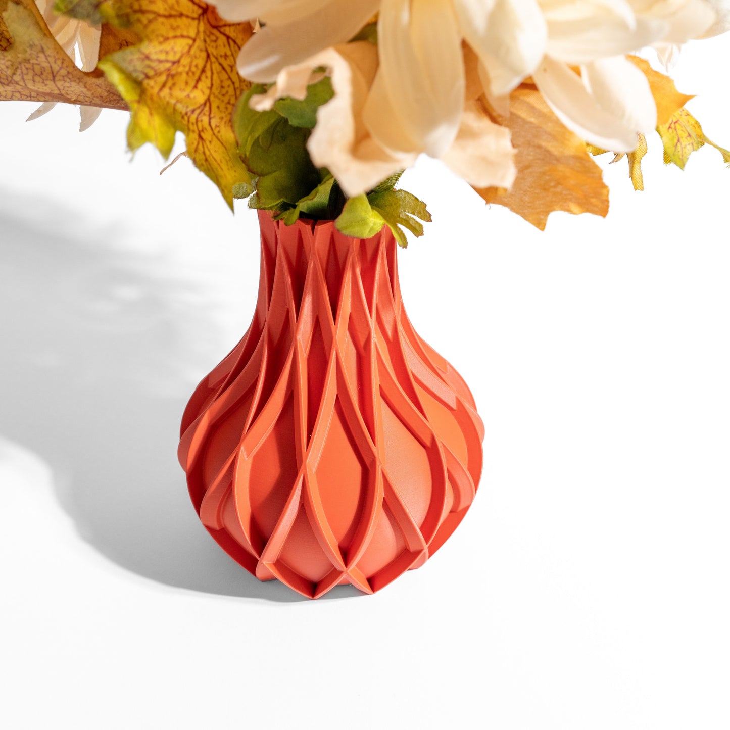 Geometric Vase, Nordic Tabletop Flower Holder, Architectural Bud Vessel, Modernist