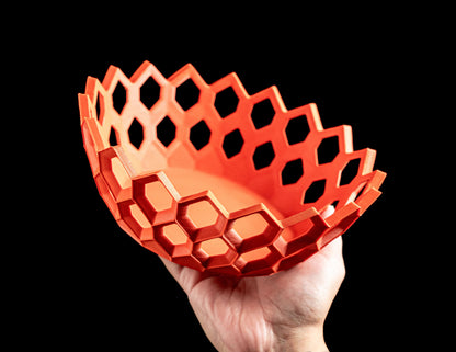 Hexagonal Storage Bowl, Countertop Organizer, Desktop Catchall, Versatile Fruits Holder