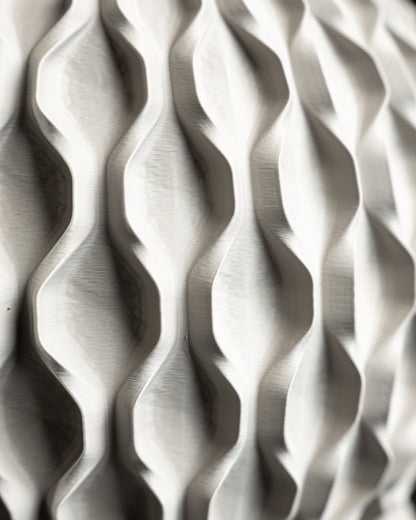 Planter Pot, Minimalist Chained Sculpture, Indoor Container, Succulent Desk Organizer