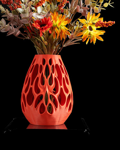 Modern Vase, Minimalist Sculptural Centerpiece Table Accent Contemporary Elegant Home