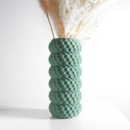 Geometric Vase, Tall Vase, Minimalist Home Decorative Flower Container, Floor Decor, Single Stem Holder