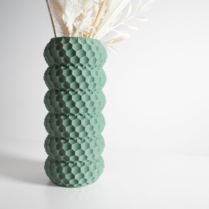 Geometric Vase, Tall Vase, Minimalist Home Decorative Flower Container, Floor Decor, Single Stem Holder