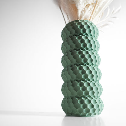 Geometric Vase, Tall Vase, Minimalist Home Decorative Flower Container, Floor Decor, Single Stem Holder