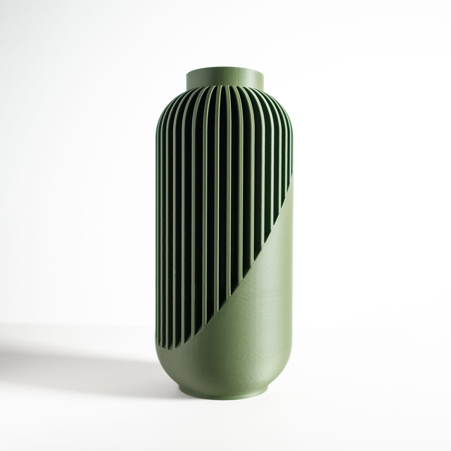 Flower Vase, Scandinavian Textured Minimalist Geometric Sculptural Desk Decorative Accent