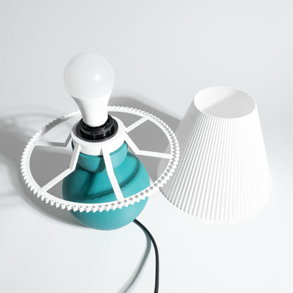 Minimalist, Japandi Style Bedside Lamp, Ambient Nightstand Light, Contemporary Modern Desk Accent, Art Deco