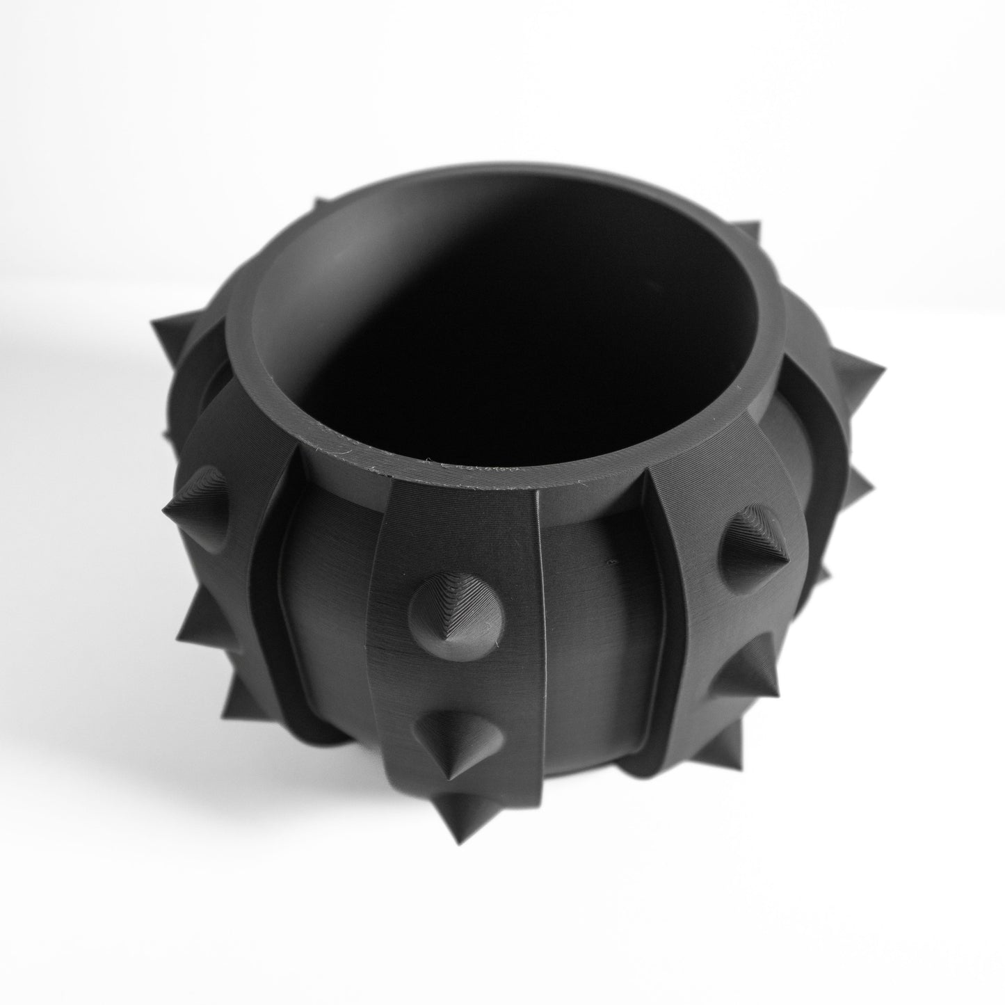 Planter Pot Contemporary Vessel, Indoor Plant Holder, Succulent Minimalist Organizer, Drainage Container, Clay Look