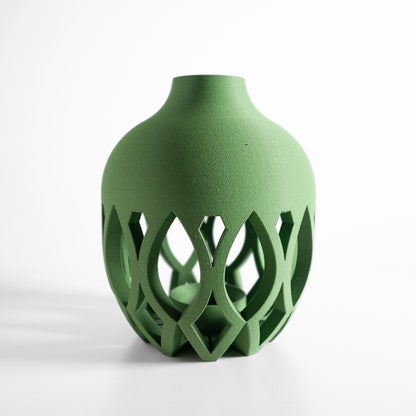 Modern Vase, Minimalist Sculptural Centerpiece, Contemporary Table Shelf Mantel Accent