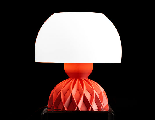 Modern Table Lamp, Minimalist Bedside Lighting, Desk Reading Accent, Contemporary.