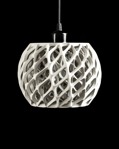 Pendant Light, Sculptural Lampshade, Minimal Ceiling, Modern Ambient, Dining Fixture