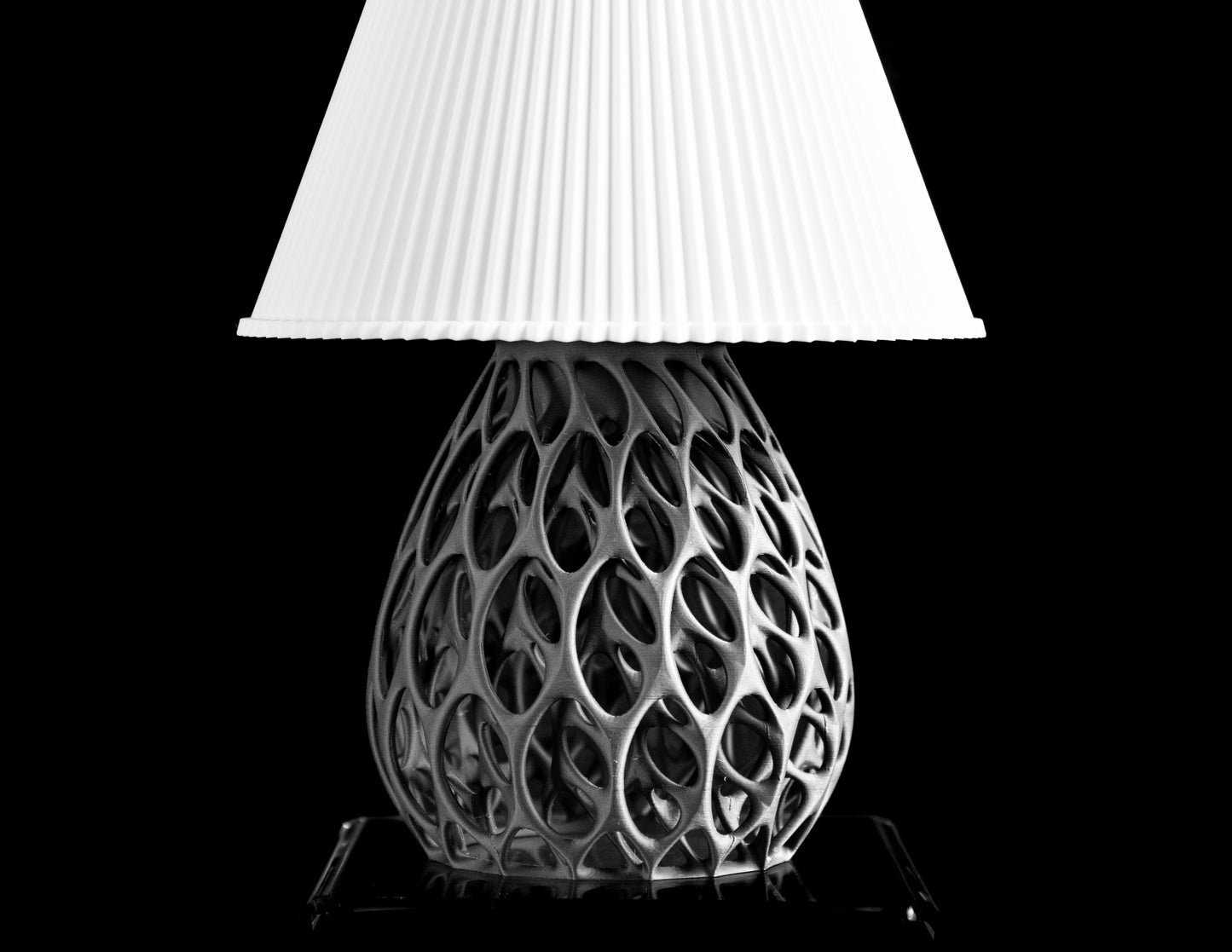 Geometric Table Lamp Bedside Light, Stylish Nordic Nightstand Accent, Art Deco, Contemporary Lighting, Modern