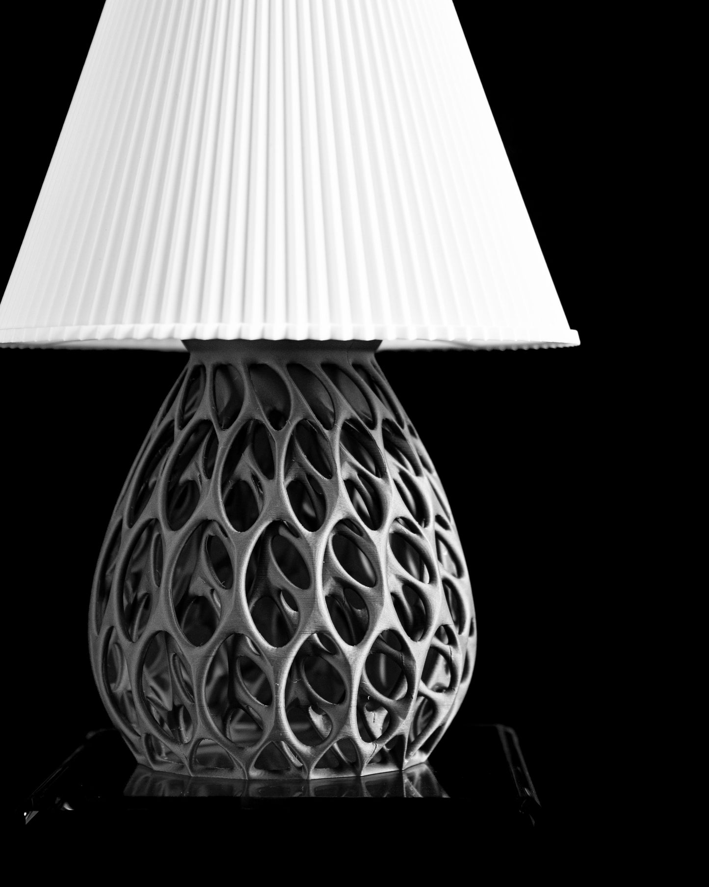 Geometric Table Lamp Bedside Light, Stylish Nordic Nightstand Accent, Art Deco, Contemporary Lighting, Modern