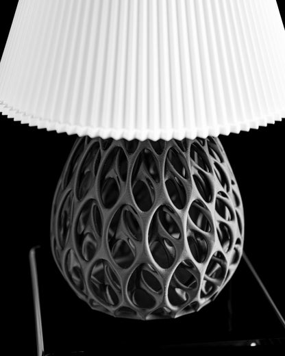 Geometric Table Lamp Bedside Light, Stylish Nordic Nightstand Accent, Art Deco, Contemporary Lighting, Modern