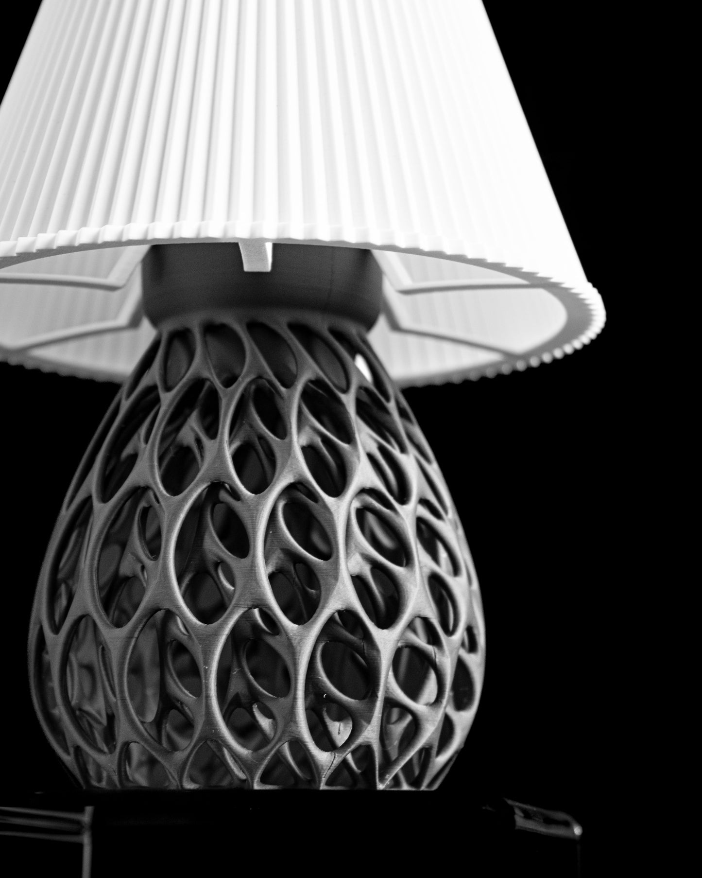 Geometric Table Lamp Bedside Light, Stylish Nordic Nightstand Accent, Art Deco, Contemporary Lighting, Modern