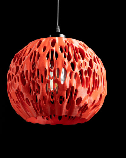 Designer Pendant Lamp, Elegant Sculptural Ceiling Shade, Contemporary Kitchen Island Lighting Art Fixture