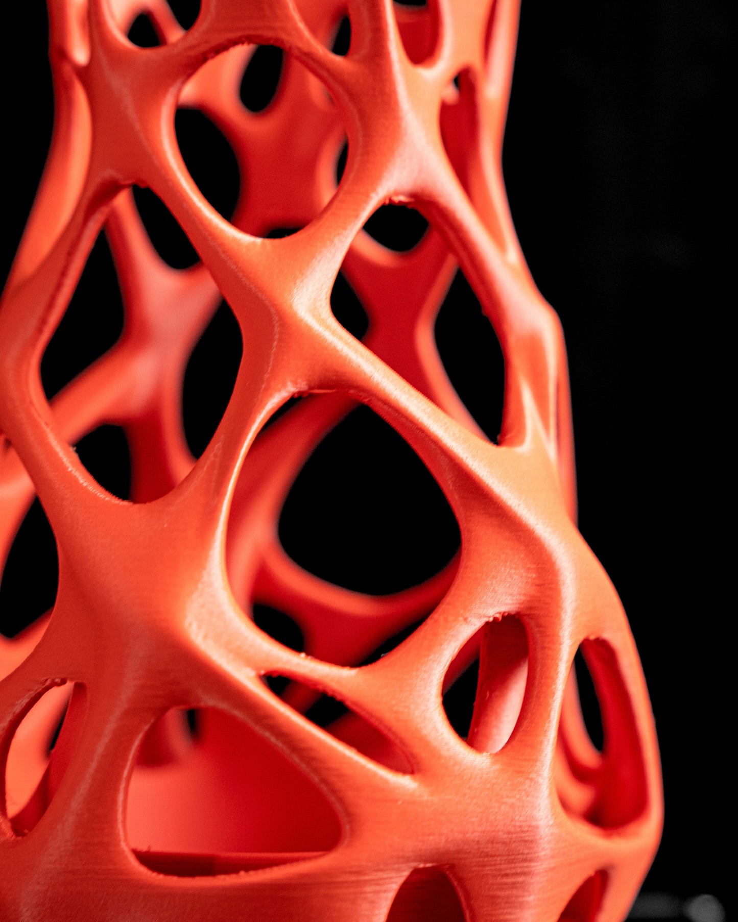 Modern Vase, Fractal Geometry Budholder, Ceramic Textured Mantelpiece Accent Statement