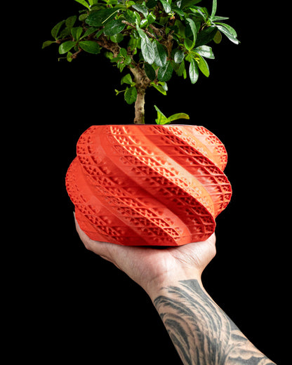 Planter Pot, Indoor Desk Organizer, Minimalist Contemporary Decorative Elegant Vessel