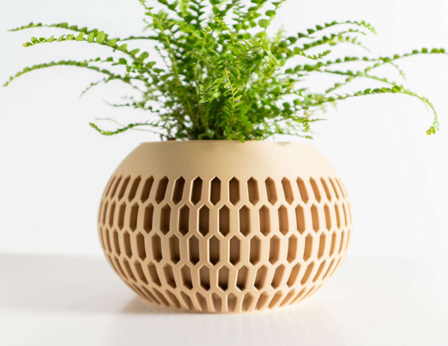 Planter Pot, Geometric Succulent Holder, Minimalist Desktop Organizer, Modern Textured